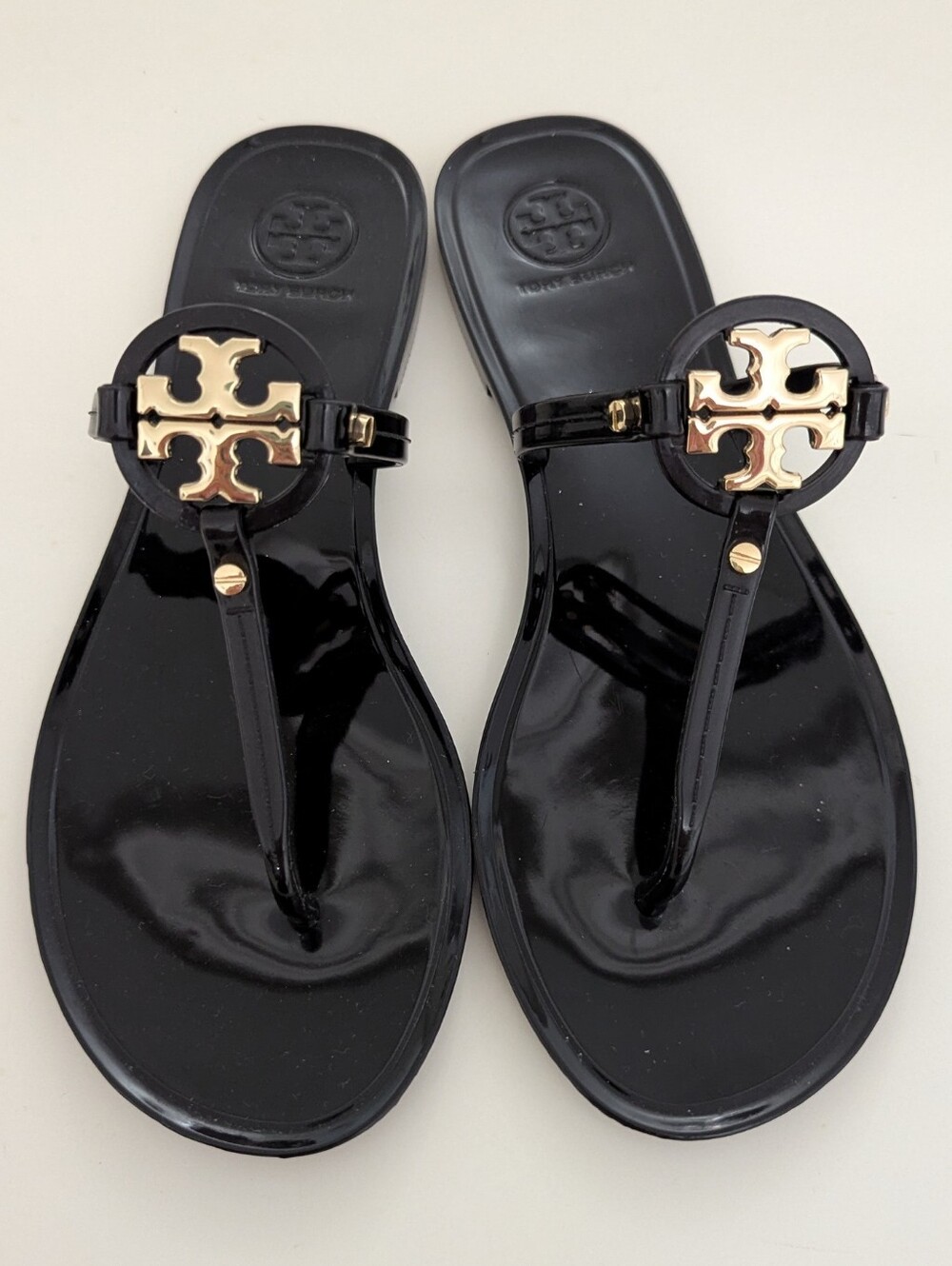 GUC! Tory Burch Mini Miller Sandal In Black Size 7